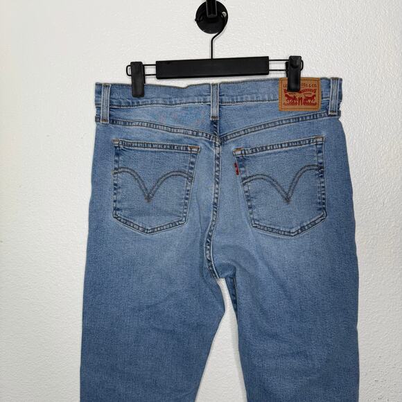 Levi's Womens Jeans Size 31 Wedgie Straight Light Wash Blue Denim High Rise - Picture 11 of 15